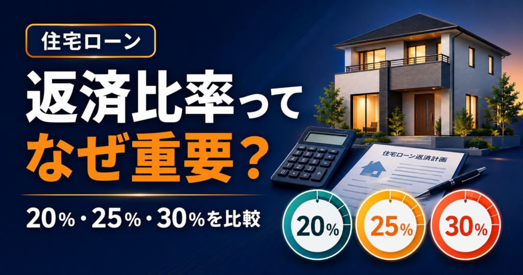 住宅ローンの返済比率とは？
